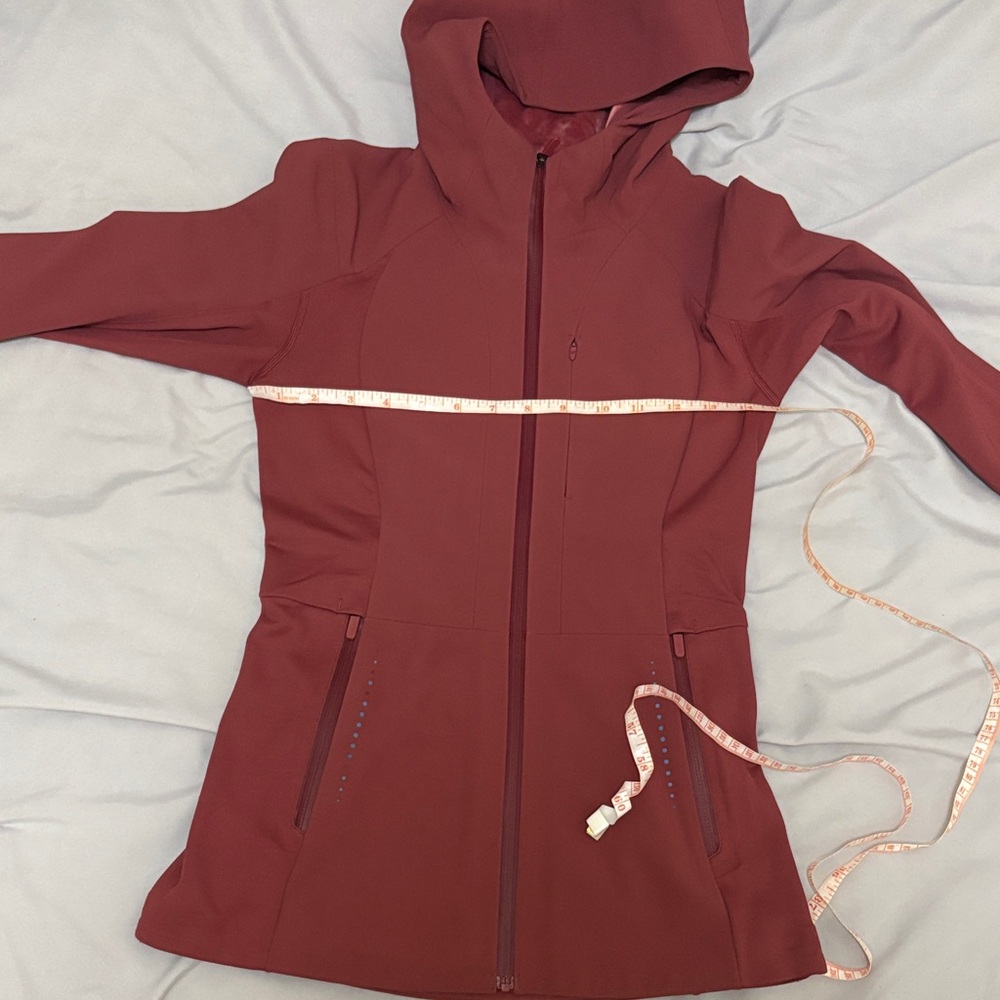 Lululemon Athletica Deep Red Hooded  Jacket - Picture 12 of 13